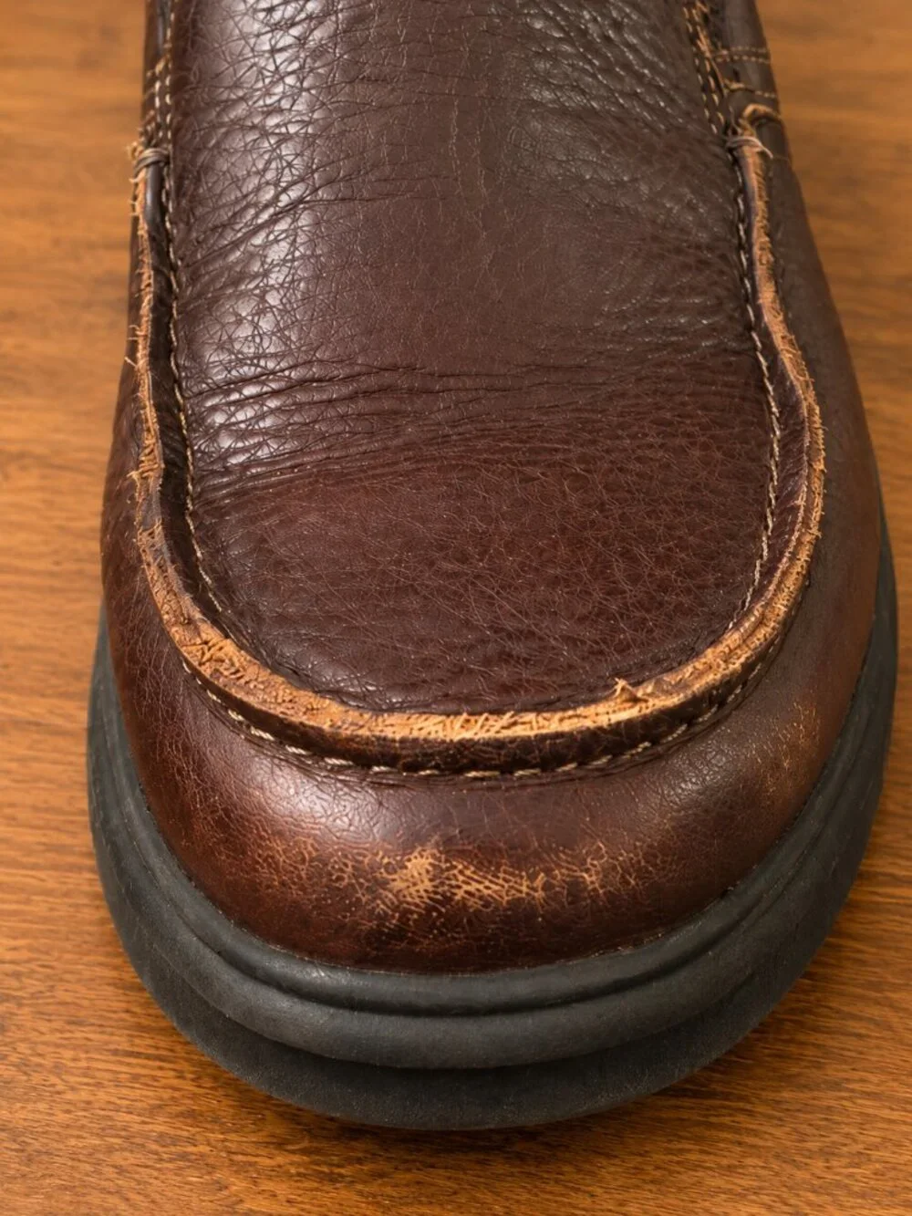 Clarks Collection Mens Size 9 Brown Leather Slip On Loafers Comfort Shoes